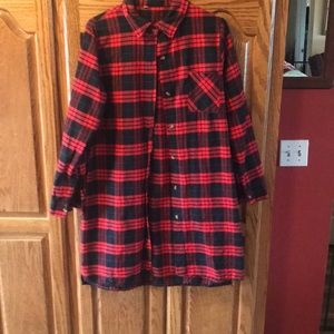 Flannel dress